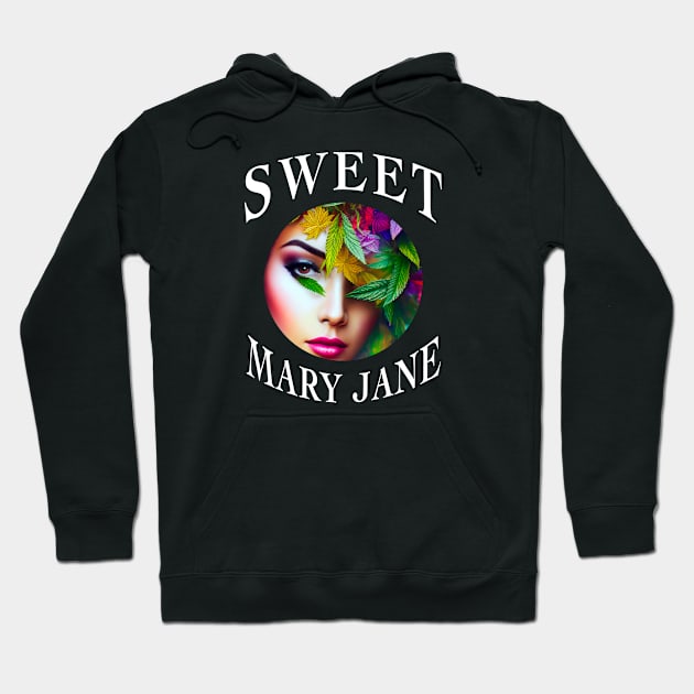 THC Pot Leaf | Support Medical Marijuana Weed. Sweet Mary Jane Hoodie by aditchucky